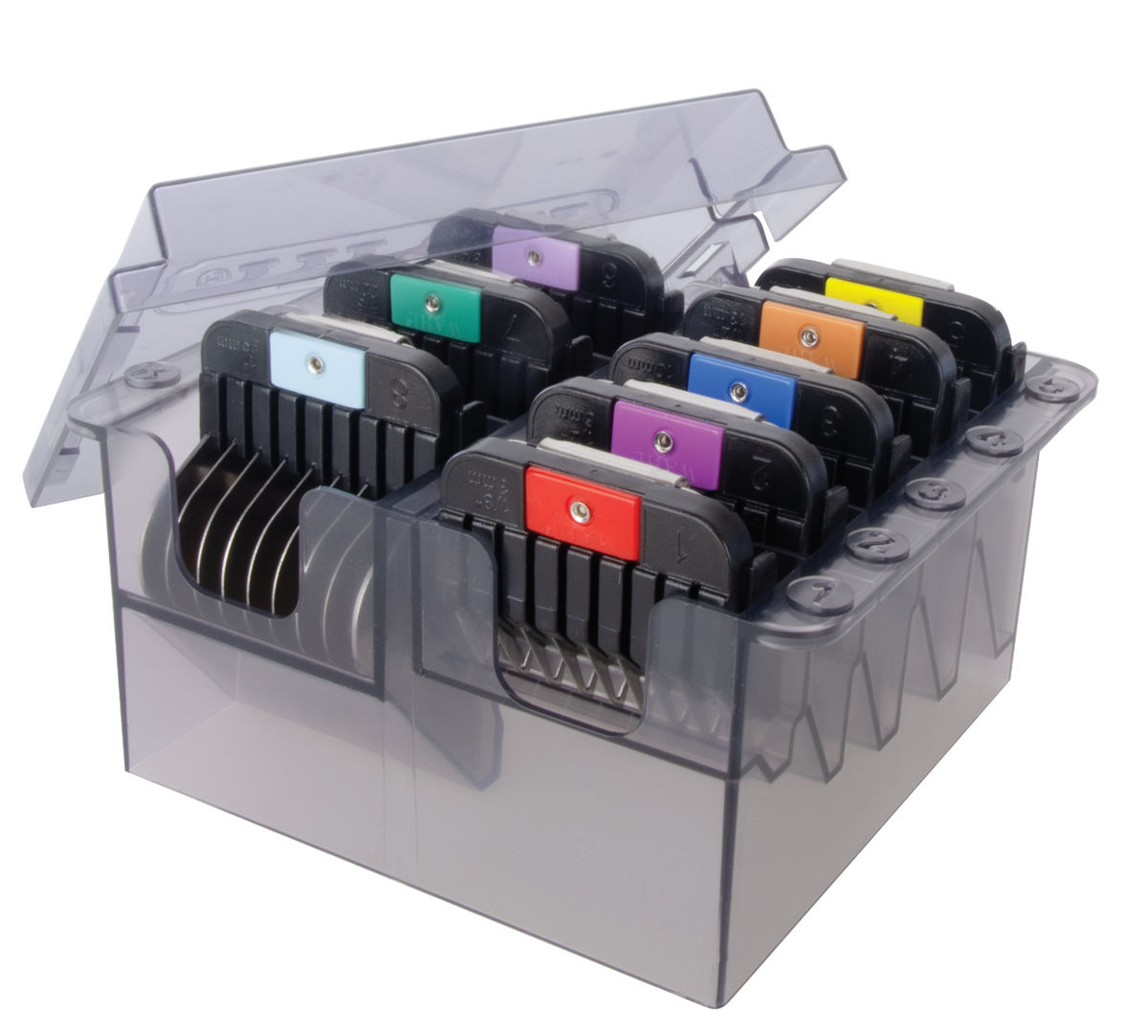 Detachable Colour Guide Combs 8pcs in Caddy