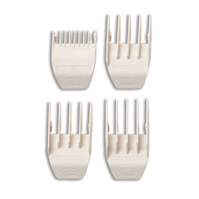 Bagged Set 4 White Peanut Cutting Guides 1/8"-1/2" length