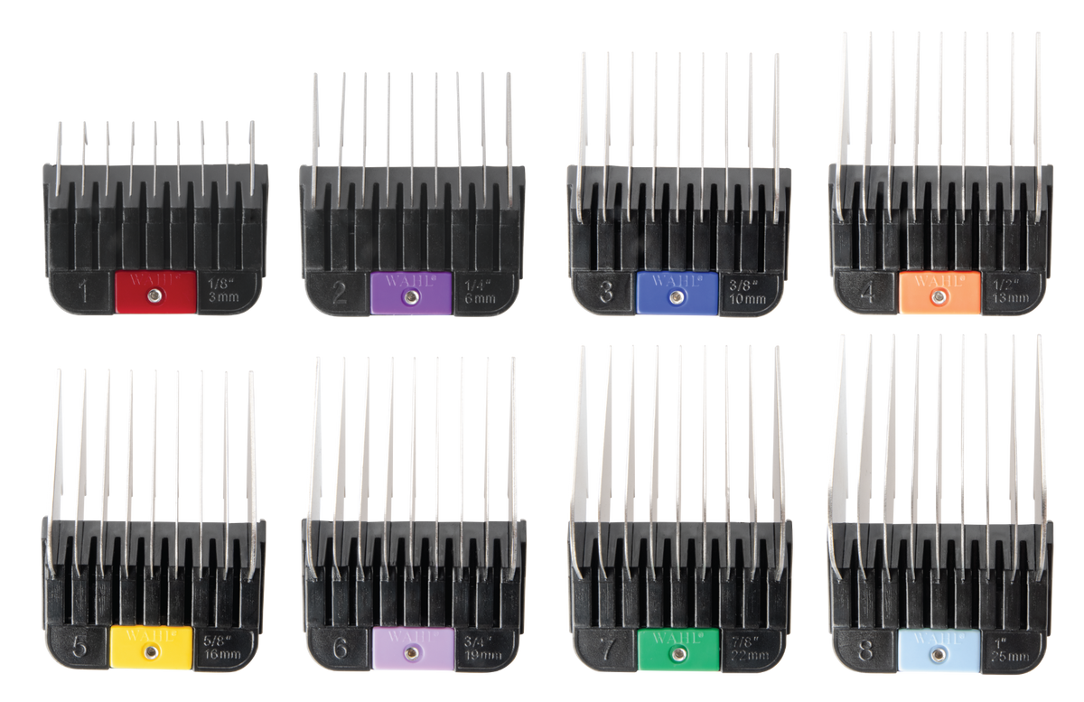 Detachable Colour Guide Combs 8pcs in Caddy